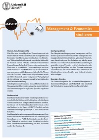 Master Management & Economics
